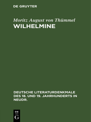 cover image of Wilhelmine